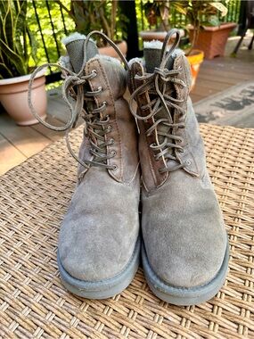 Women’s Gray Suede Australia Luxe Winter Boots